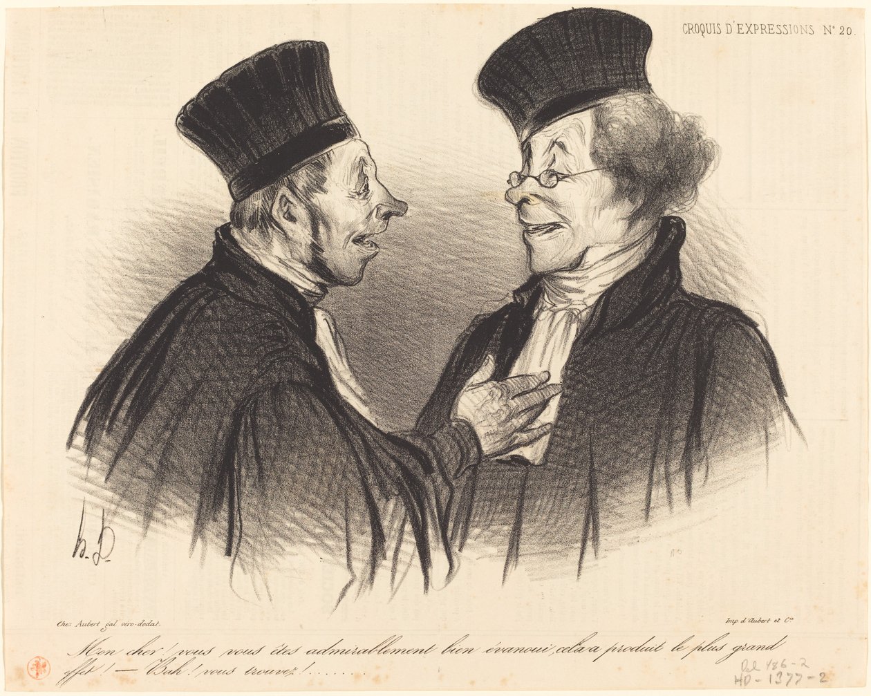 ¡Mi querido! te has desmayado admirablemente... de Honoré Daumier