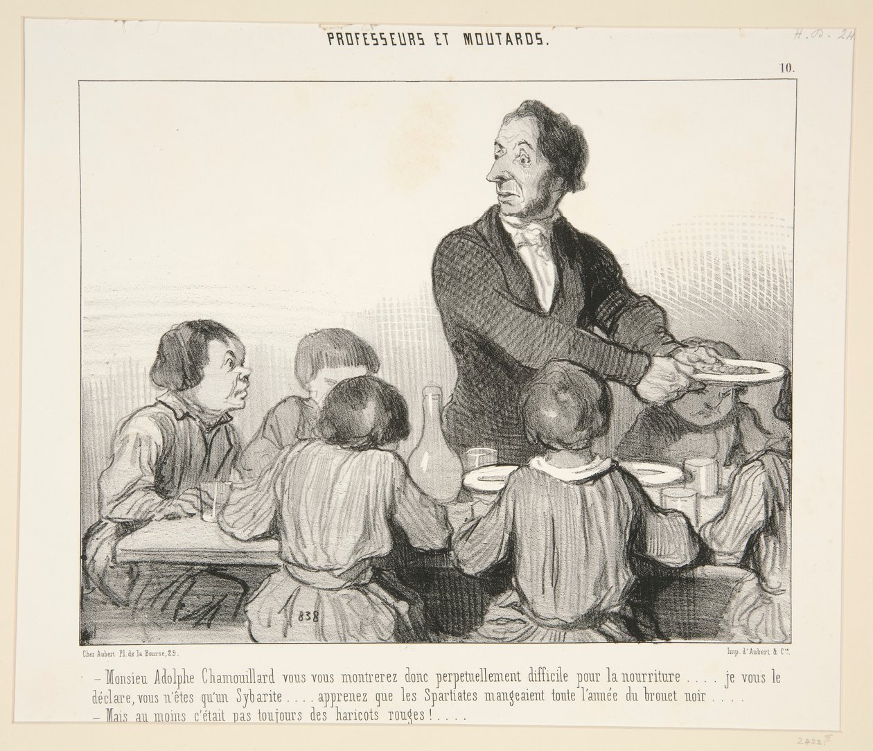 Monsieur Adolphe Chamouillard, por lo tanto, se mostrará. #10 de Maestros y Langostas de Honoré Daumier