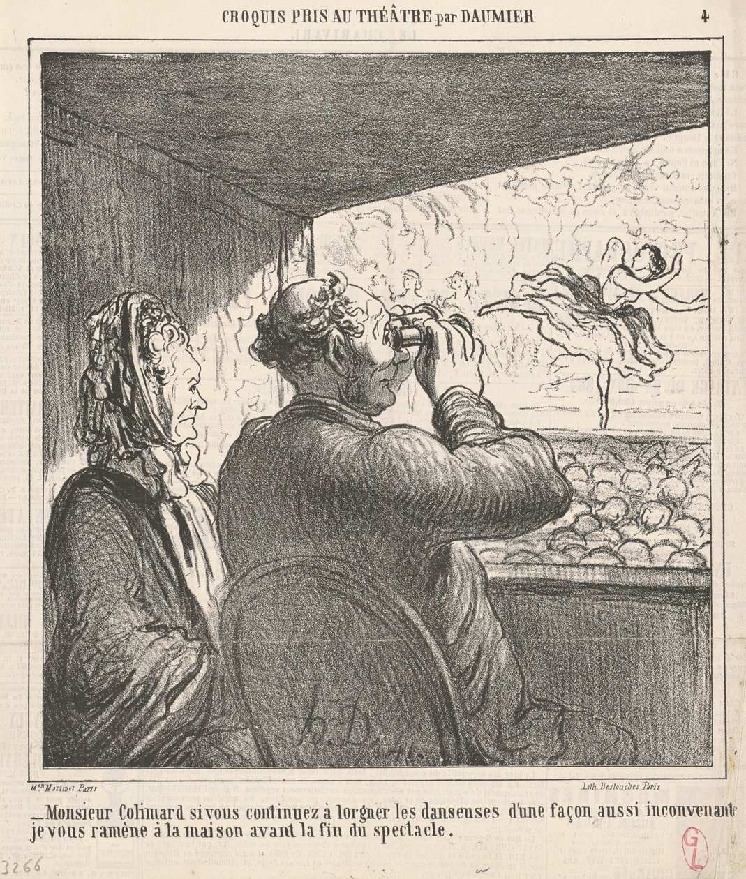 Señor Colimard, si continúa ... de Honoré Daumier