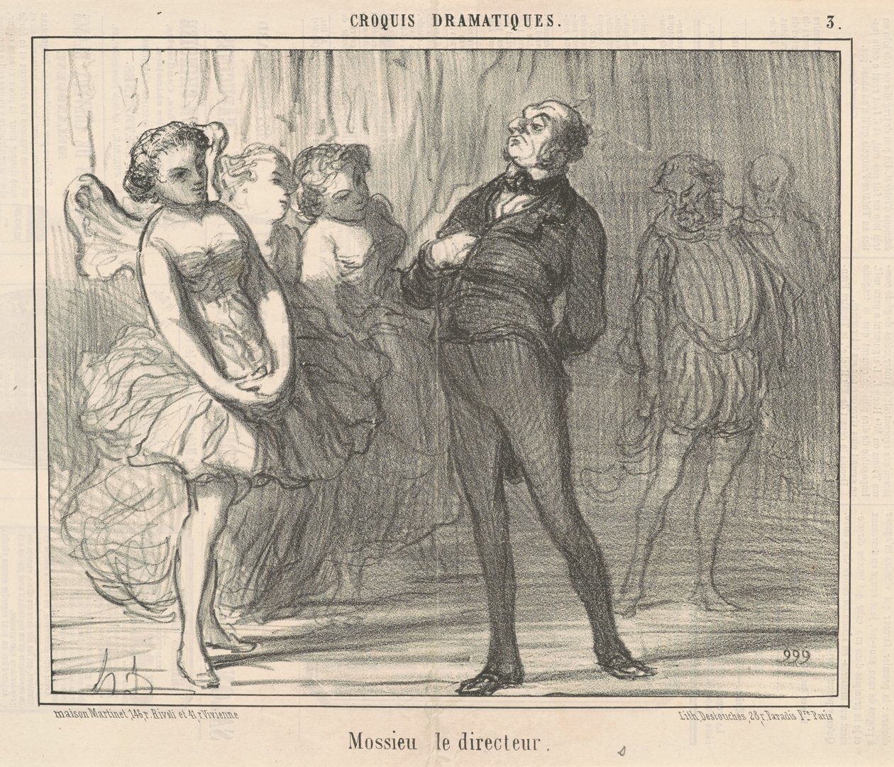 Señor Director de Honoré Daumier