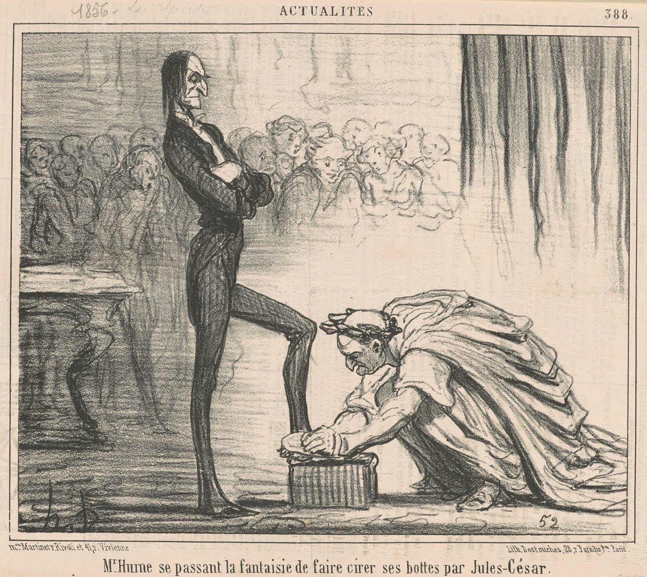 El Sr. Hume se pasa la fantasía... de Honoré Daumier