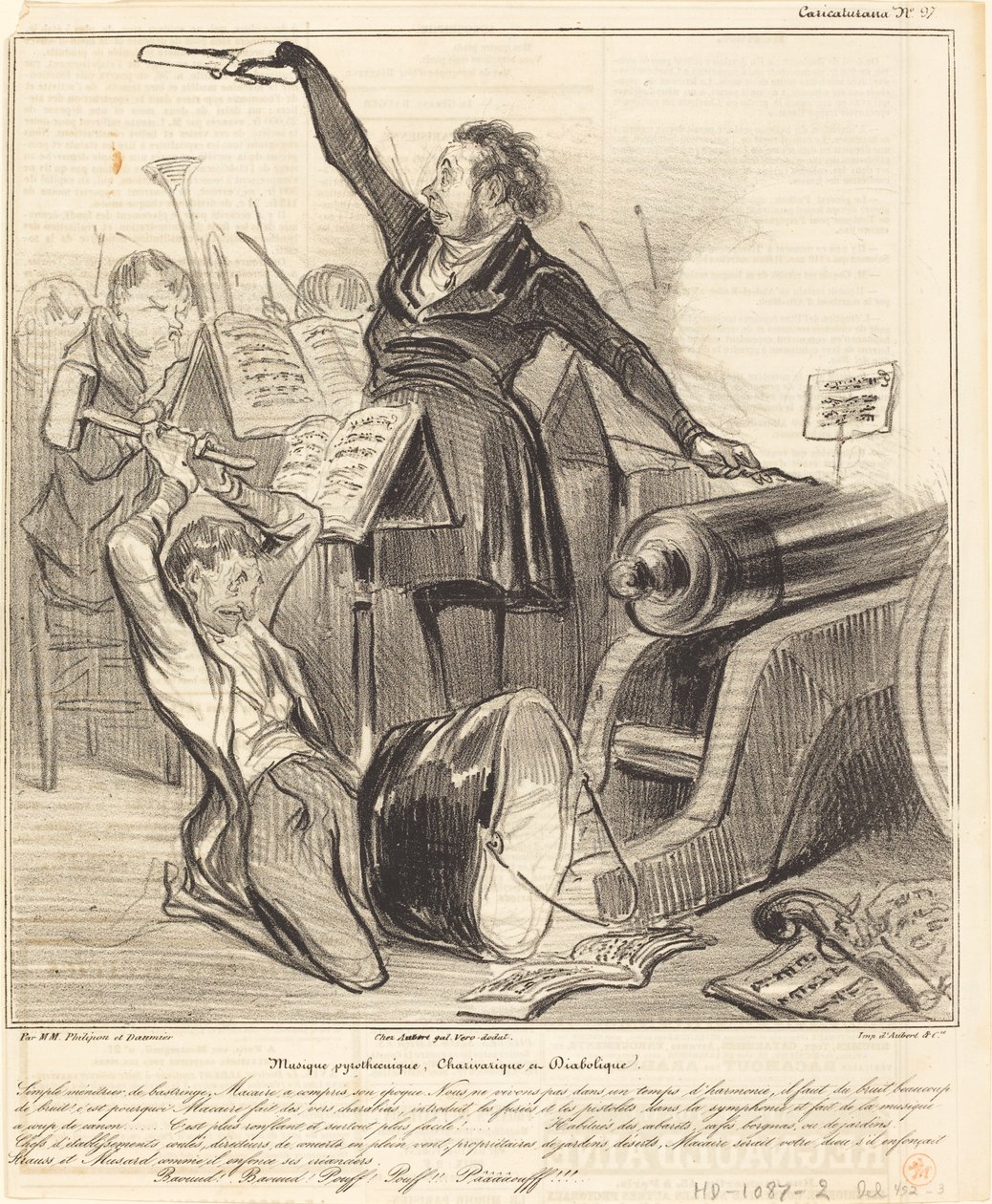 Música Pirotécnica, Charivarique y Diabólica de Honoré Daumier