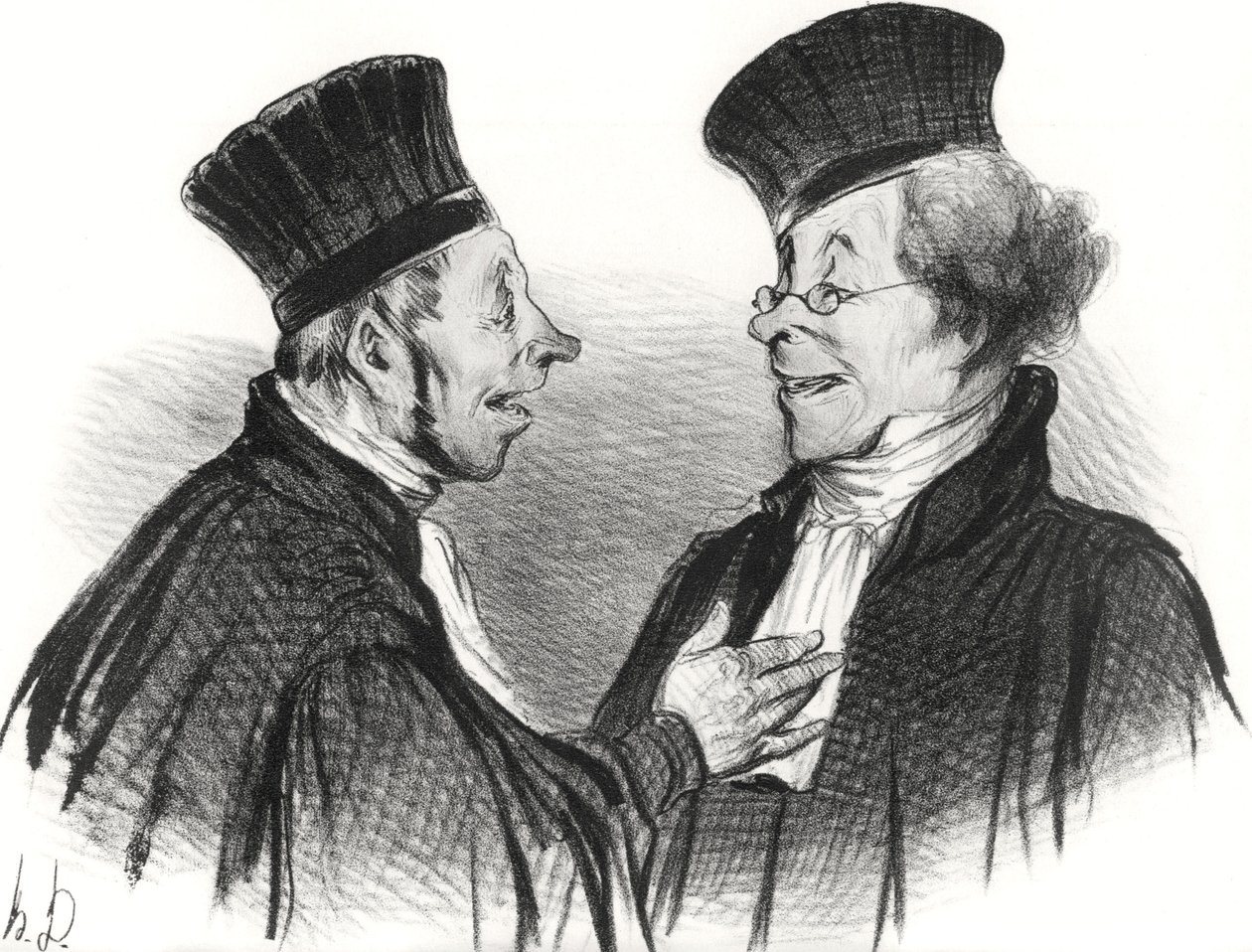 ¡Querida! Te desmayaste... admirablemente. ¡Realmente causó una impresión duradera!, 1838 de Honoré Daumier