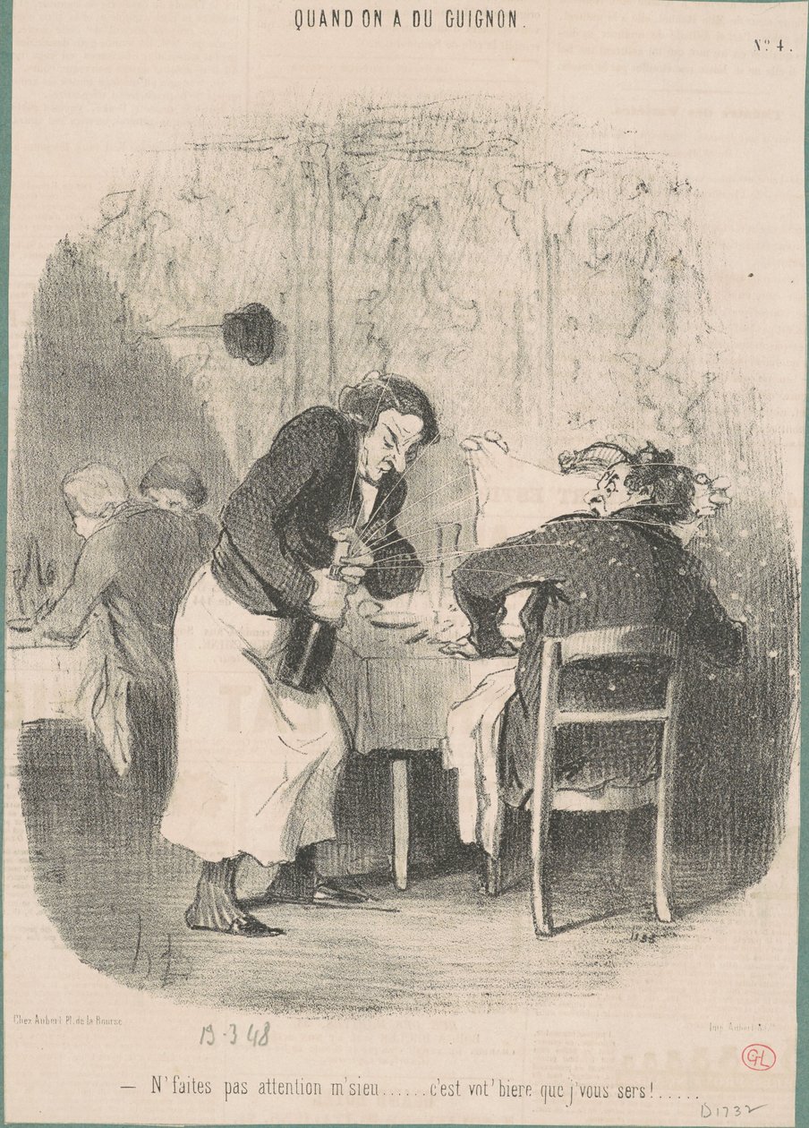 No preste atención señor... de Honoré Daumier