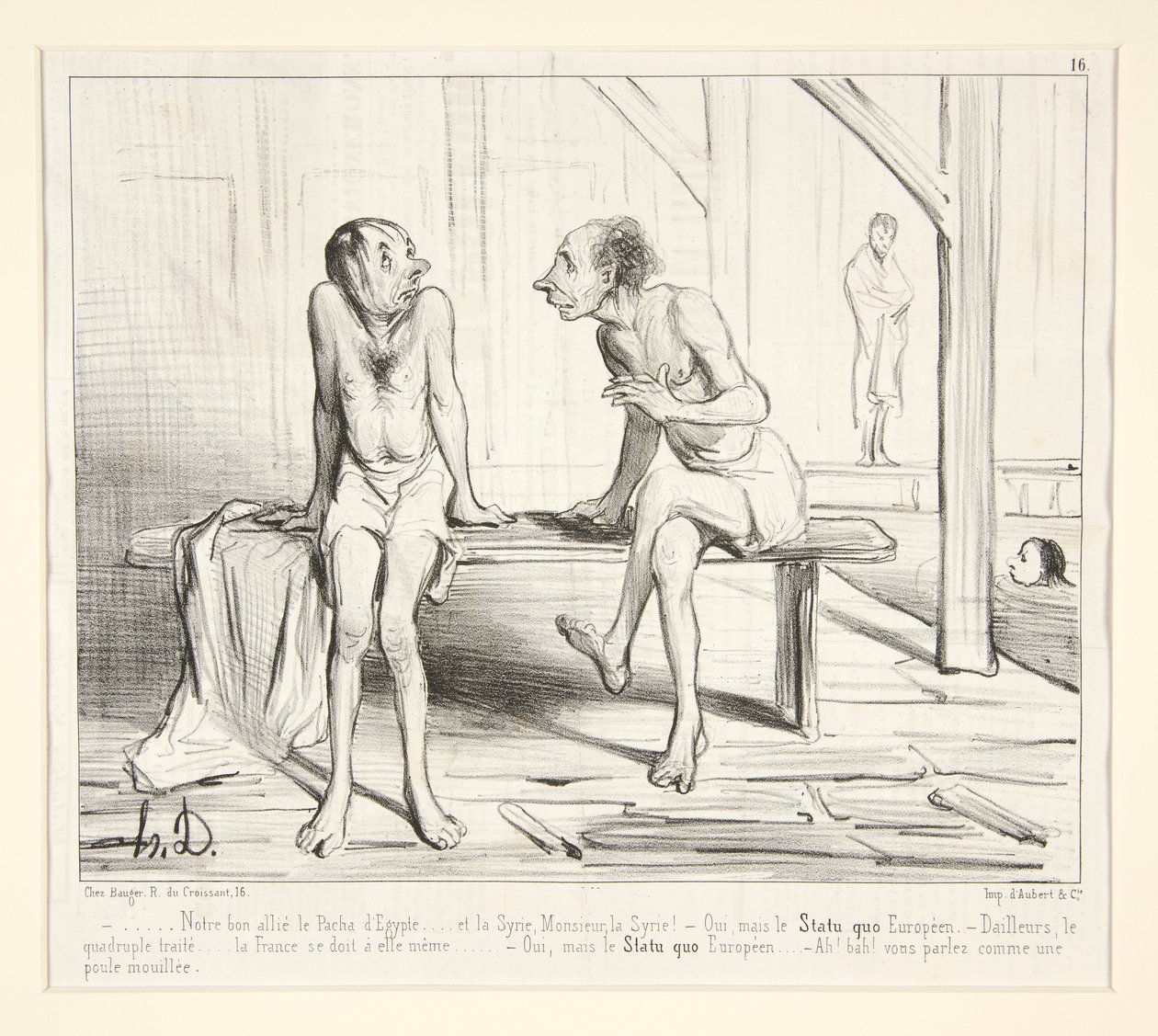 Nuestro buen aliado la Pacha d de Honoré Daumier