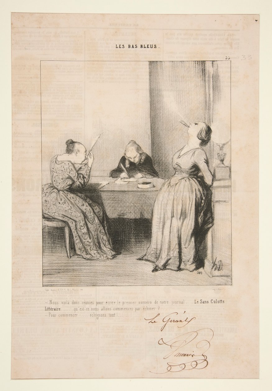 Así que aquí estamos reunidos de Honoré Daumier