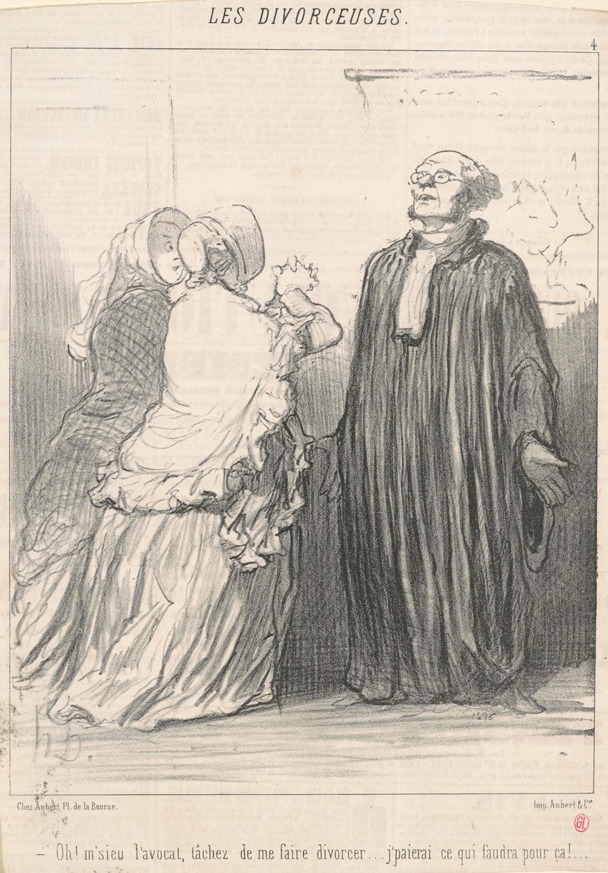 ¡Oh! Señor abogado, trate de... de Honoré Daumier