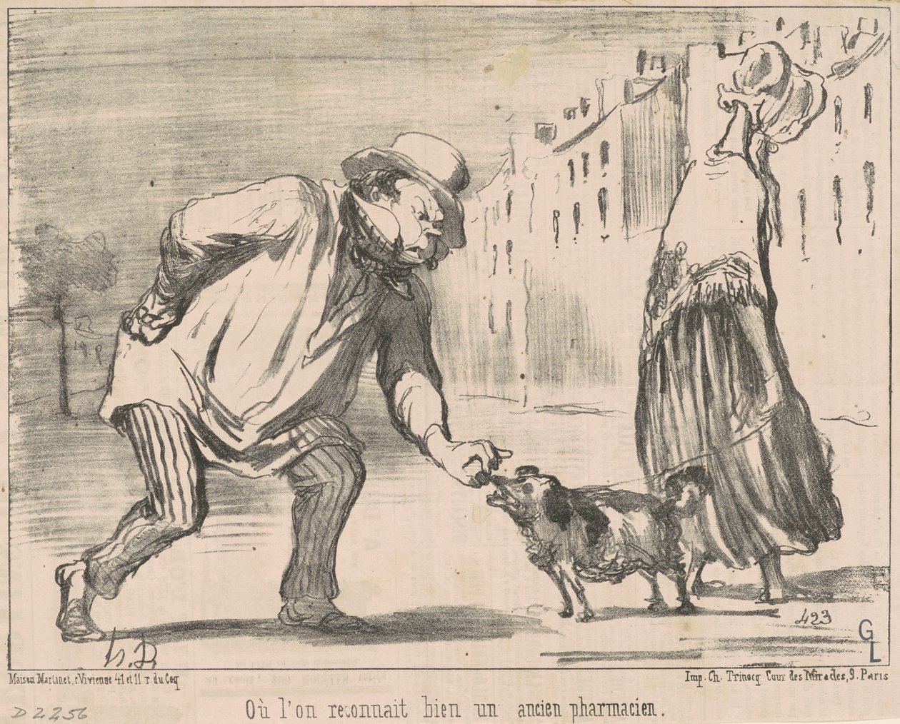 Donde se reconoce... un antiguo farmacéutico de Honoré Daumier