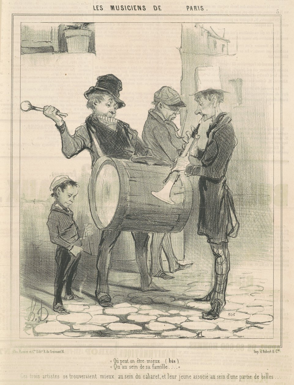 ¿Dónde se puede estar mejor...? de Honoré Daumier