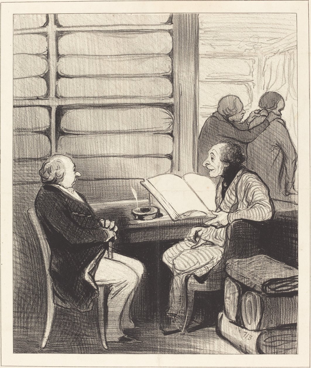 Sí, mi querido señor Badoulard, voy... de Honoré Daumier