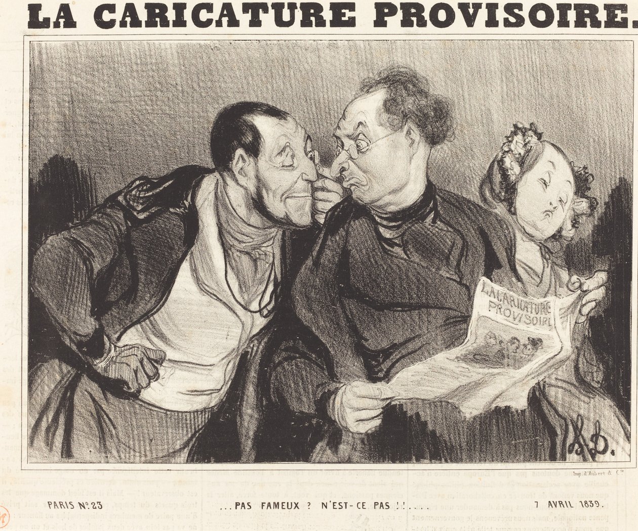 ¿No es famoso? ¡¿Verdad?!... de Honoré Daumier