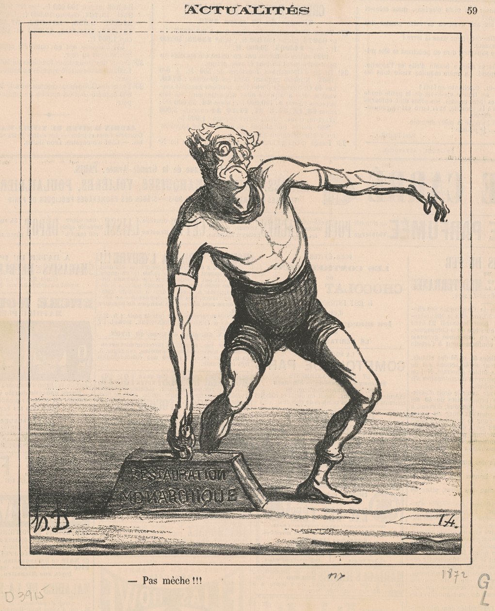 ¡Pas mèche! de Honoré Daumier