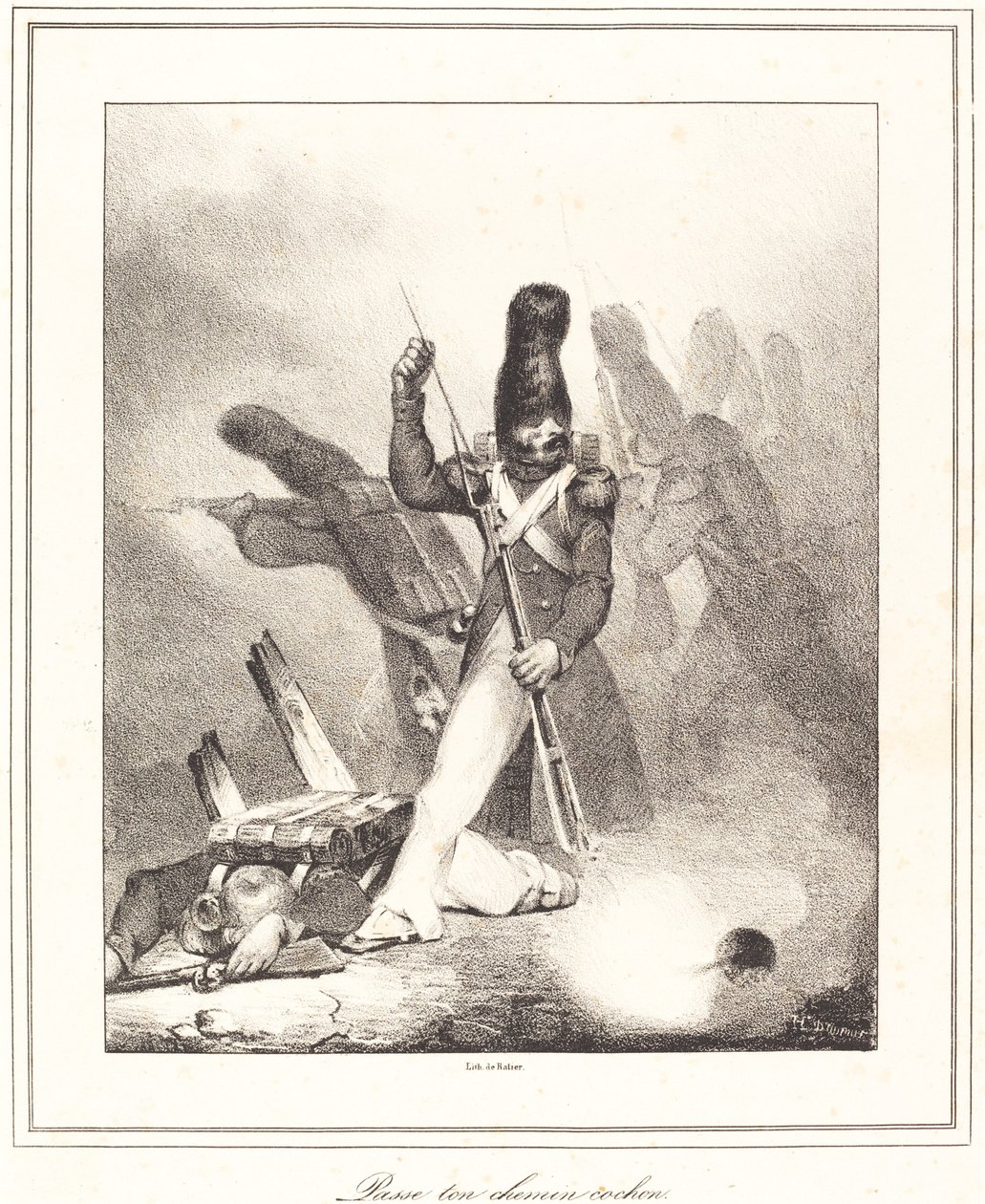 Pasa tu camino, cerdo de Honoré Daumier