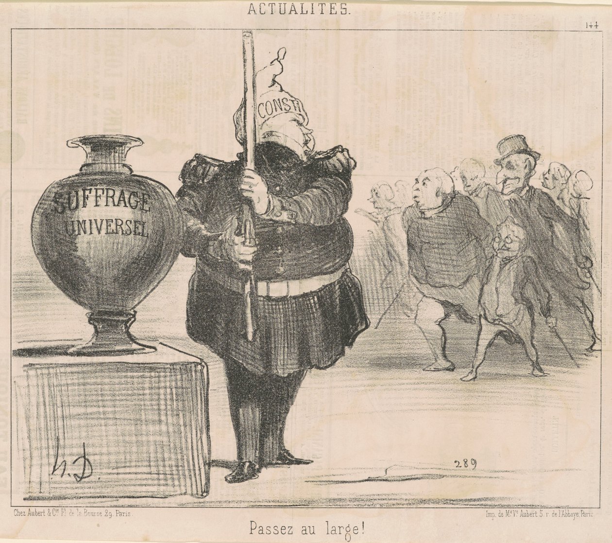 ¡Pasa de largo! de Honoré Daumier
