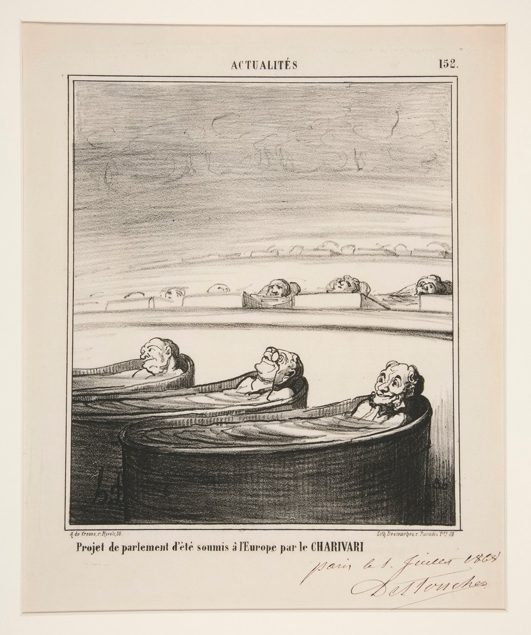 proyecto de parlamento de Honoré Daumier