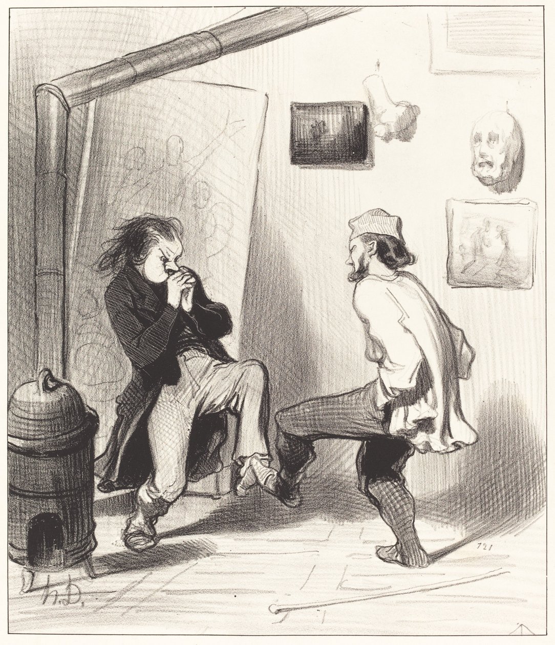 ¡Cuando has quemado tu último caballete! de Honoré Daumier