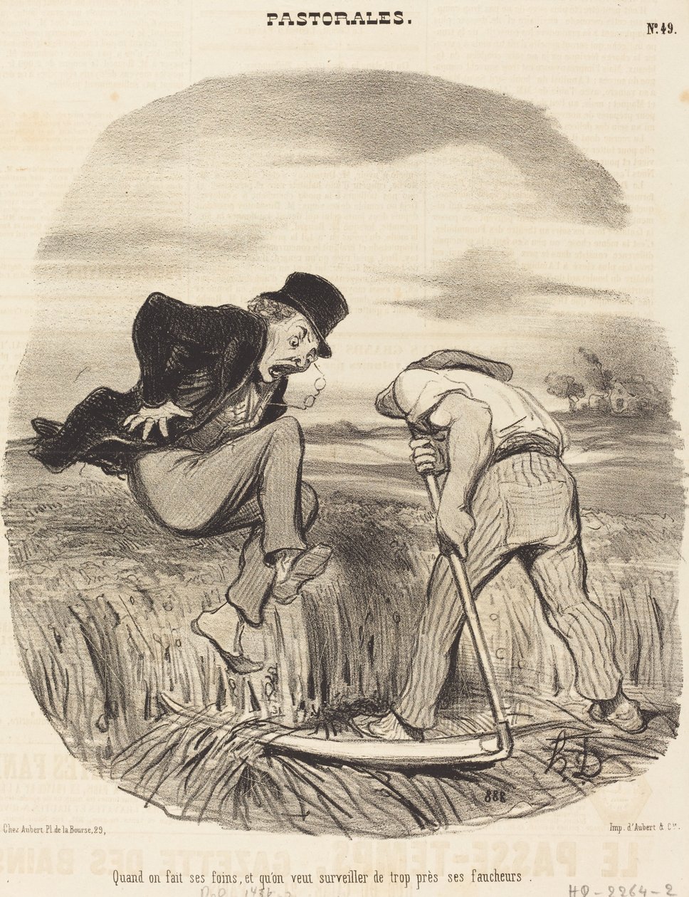 Cuando se hace el heno... de Honoré Daumier