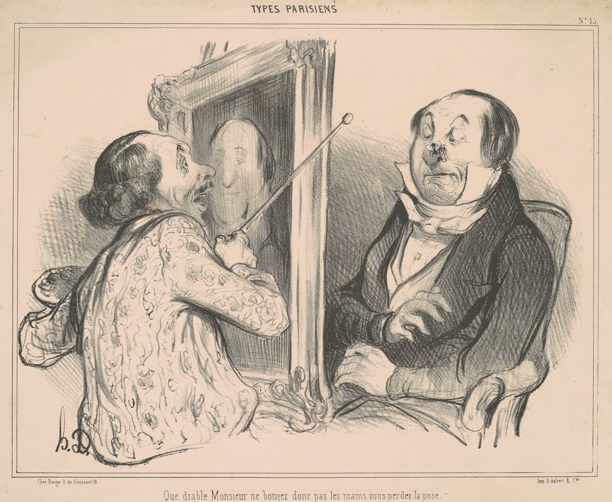 Que Diable Monsieur Ne Bougez donc pas... de Honoré Daumier