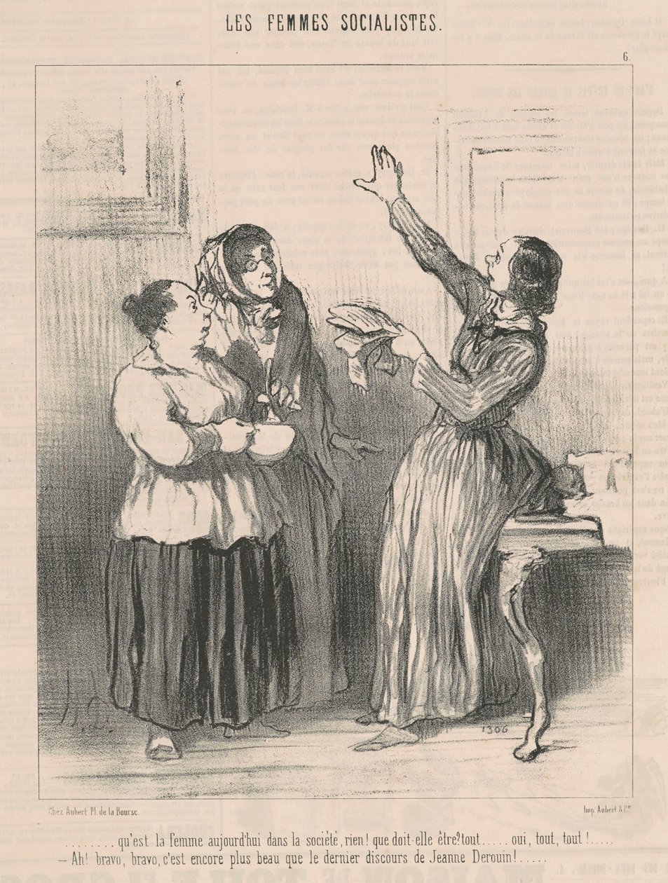 ¿Qué es la mujer hoy en la sociedad...? de Honoré Daumier