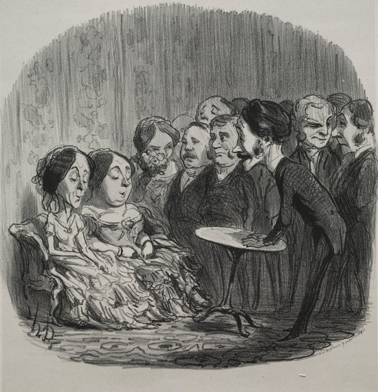 Espíritus rapaces, 1851 de Honoré Daumier