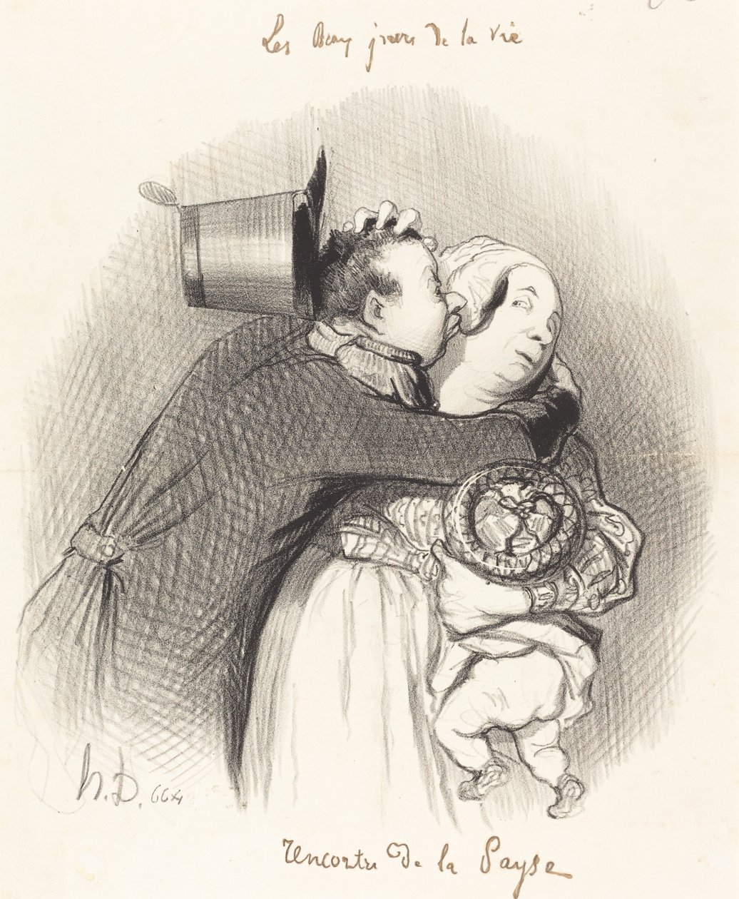 Encuentro de la Campesina de Honoré Daumier