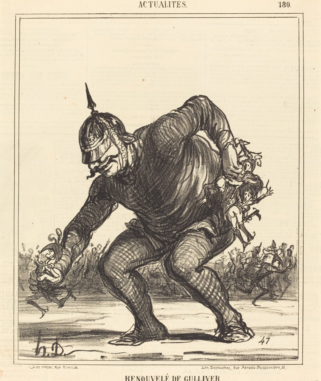 Renovado de Gulliver de Honoré Daumier