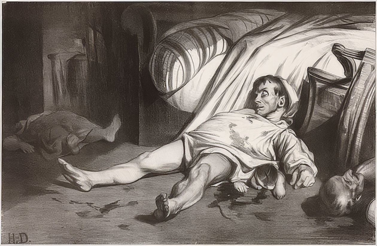Rue Transnonain, el 15 de abril de 1834 de Honoré Daumier