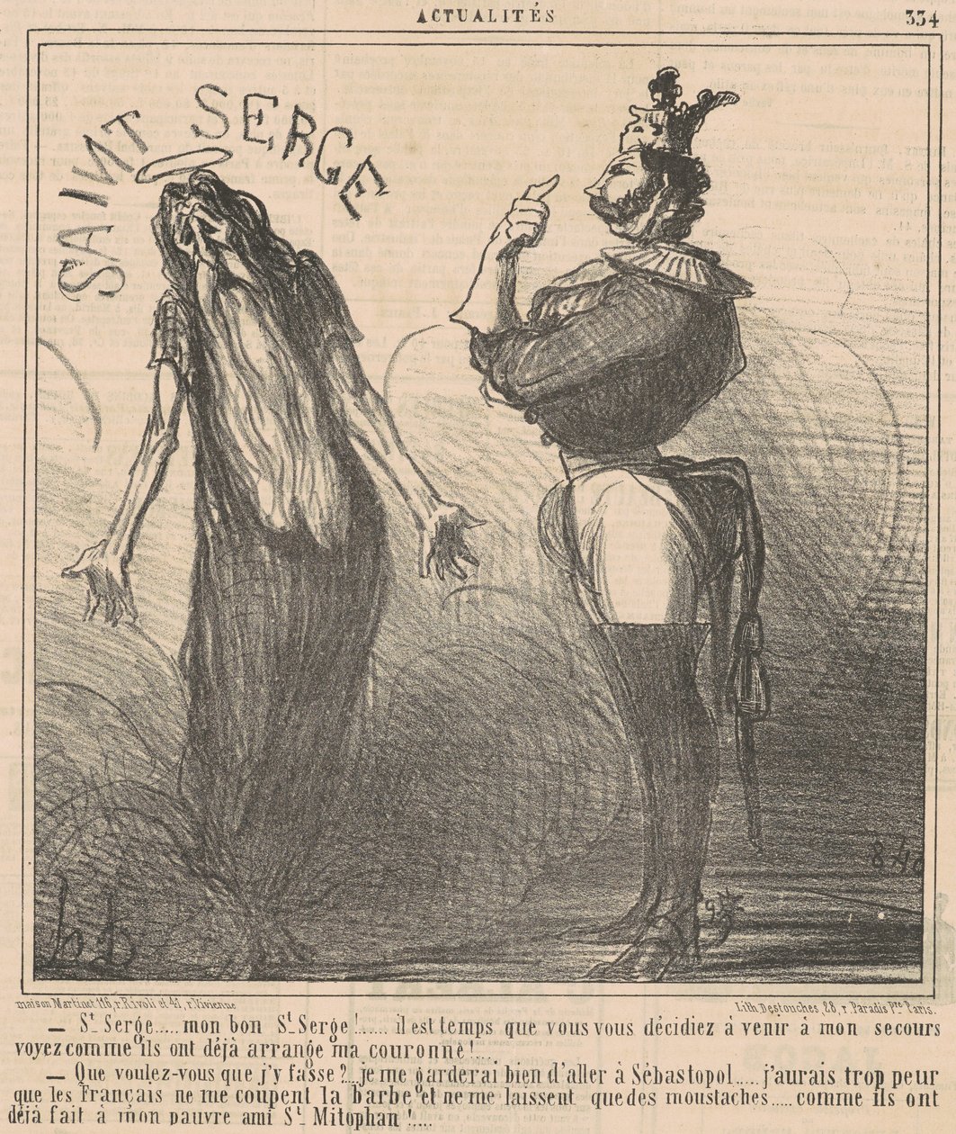 San Sergio... ¡Mi buen San Sergio! de Honoré Daumier