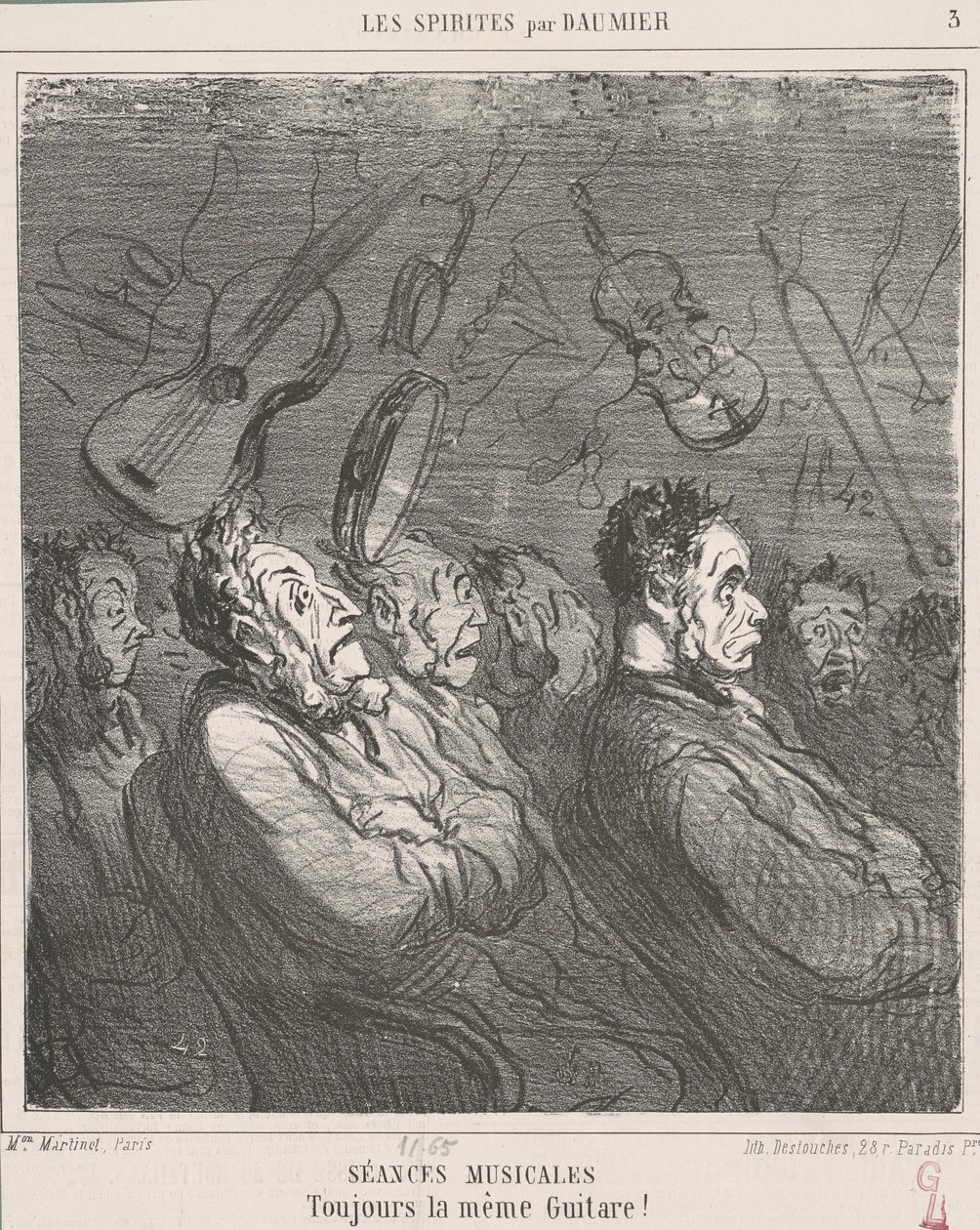 Sesiones musicales de Honoré Daumier