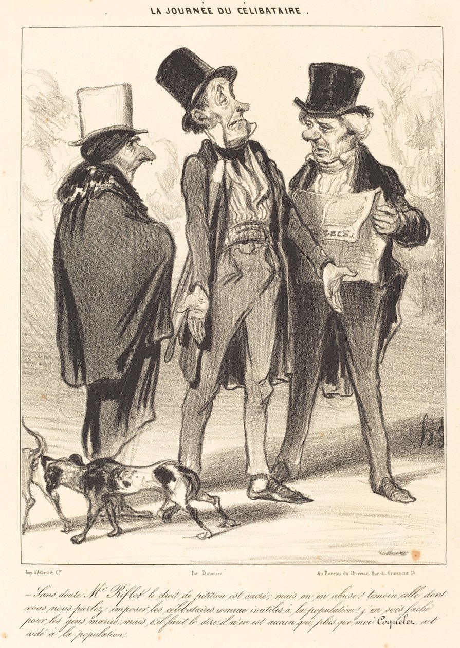 Sin duda el Sr. Riflot el derecho... de Honoré Daumier