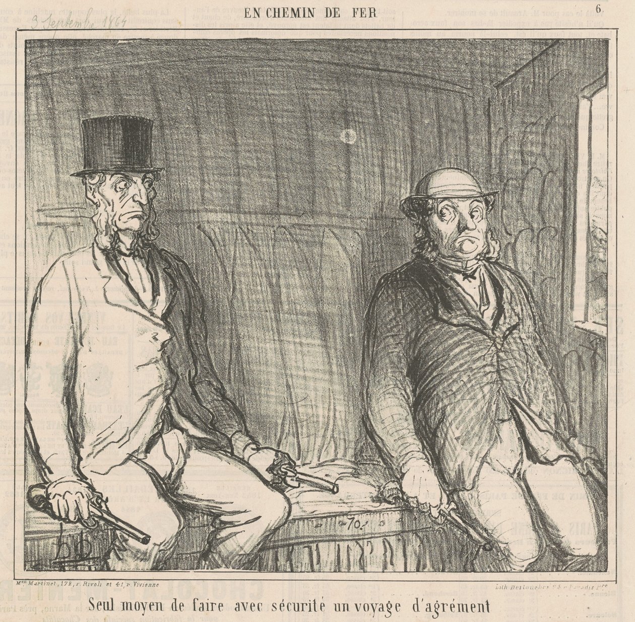 Único medio de hacer con seguridad de Honoré Daumier