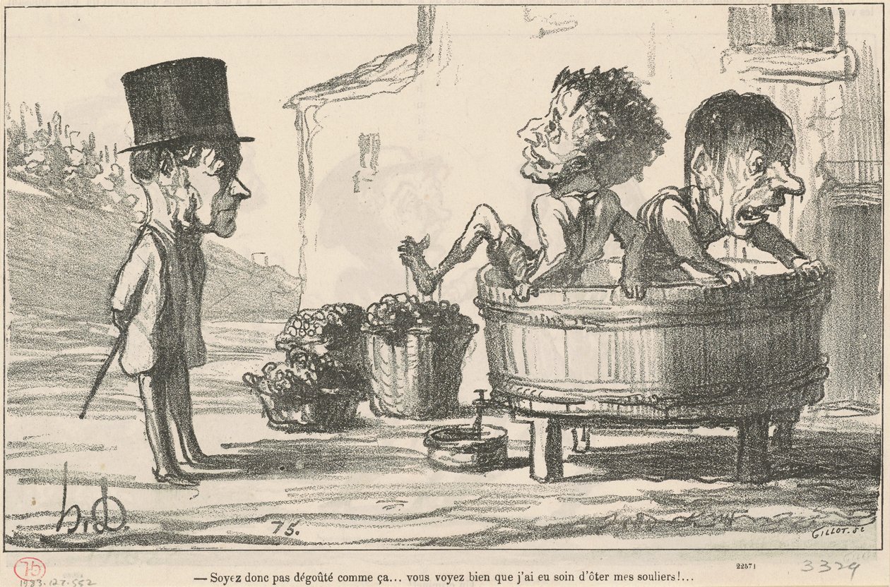 No seas tan asqueroso... de Honoré Daumier