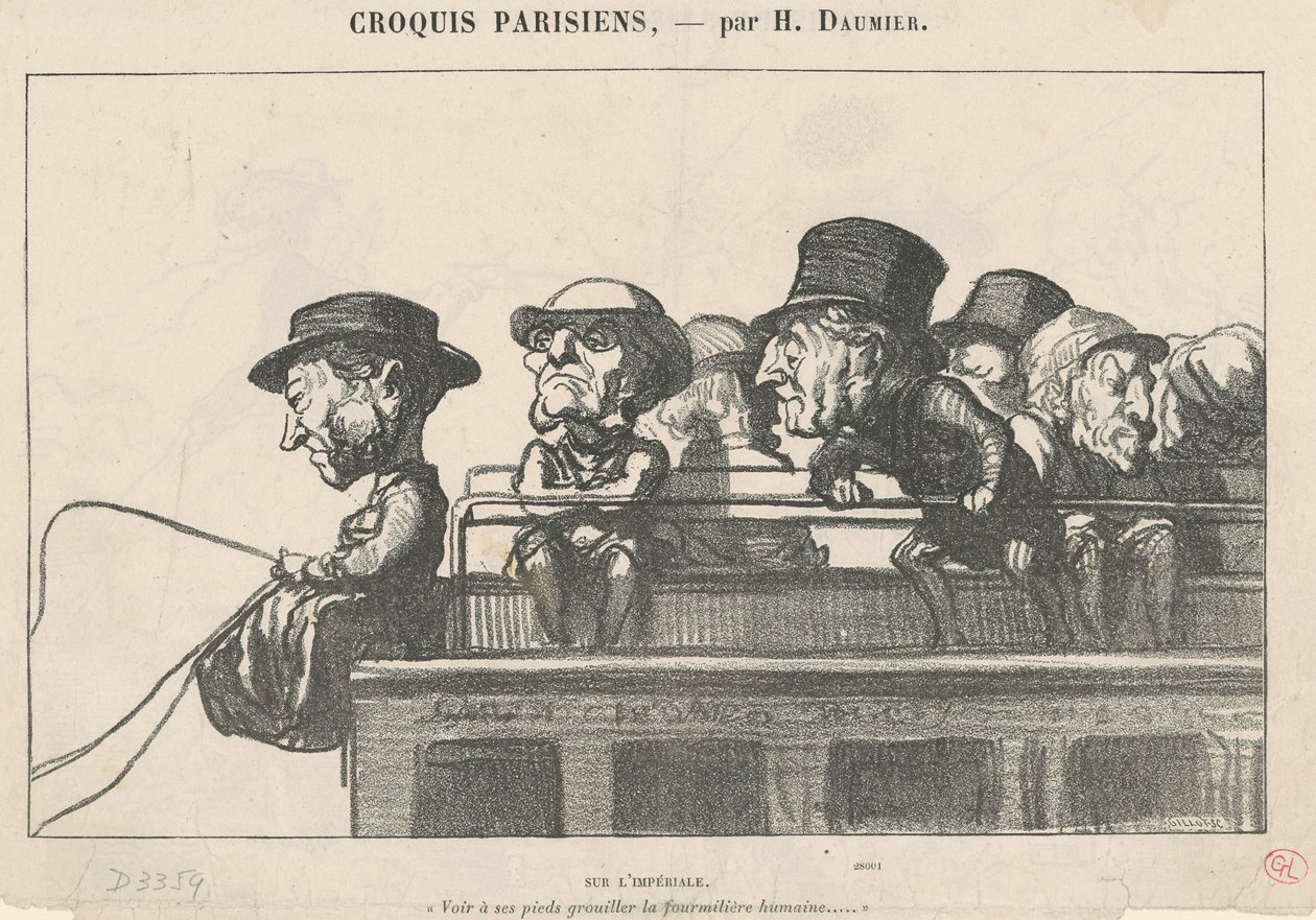 En la imperial de Honoré Daumier