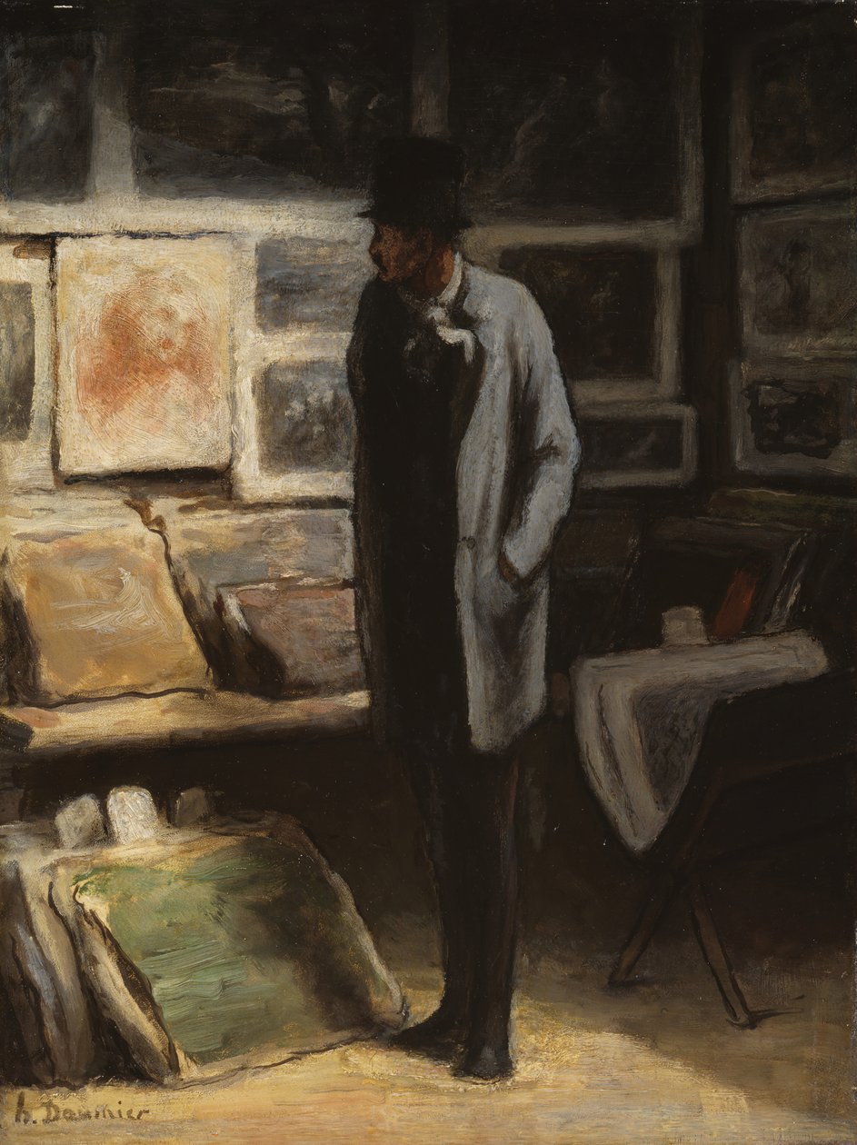 El coleccionista de grabados de Honoré Daumier