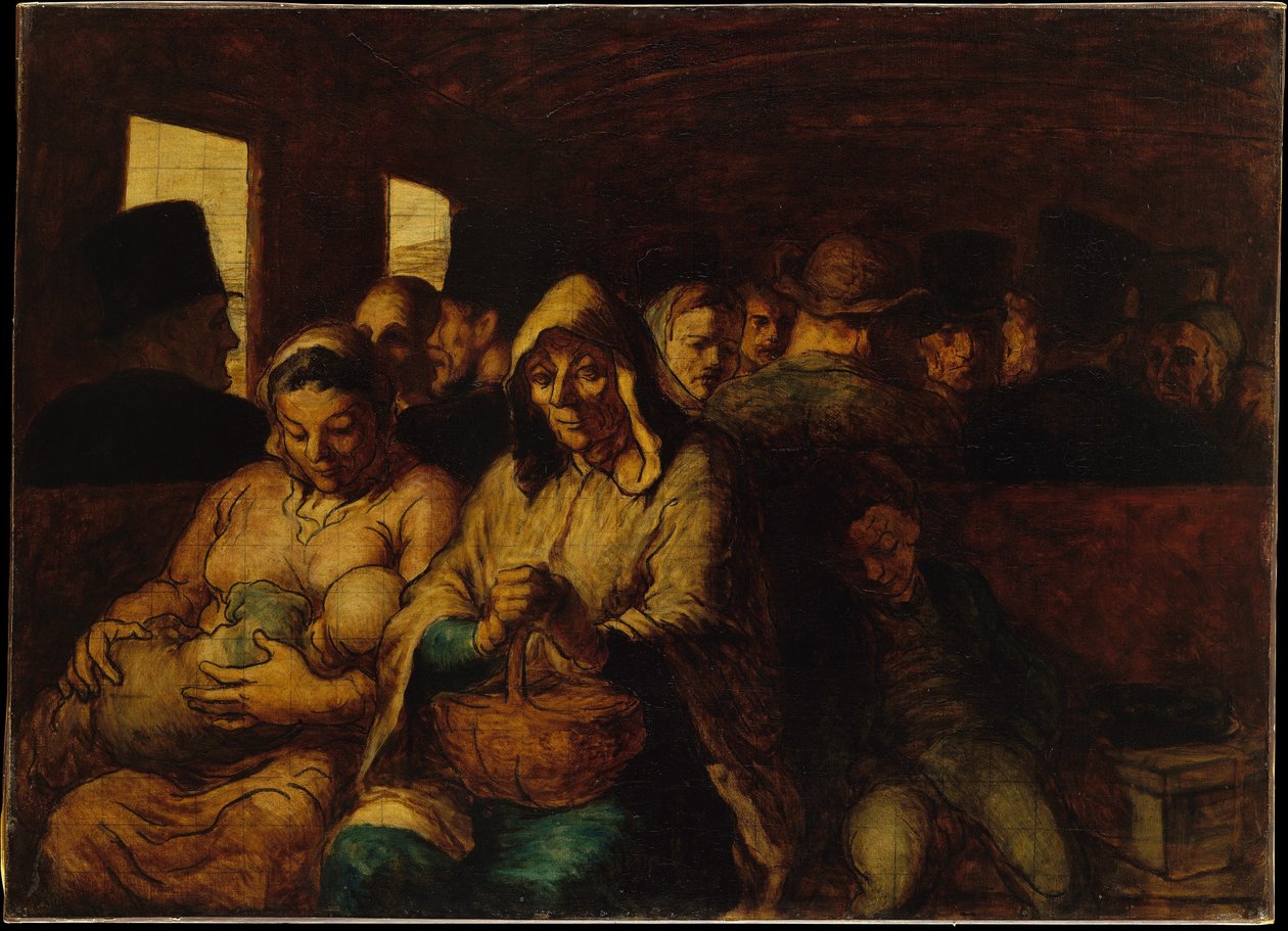 El carruaje de tercera clase de Honoré Daumier