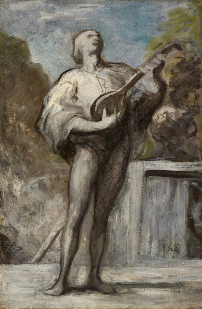 El trovador, 1868-1873 de Honoré Daumier