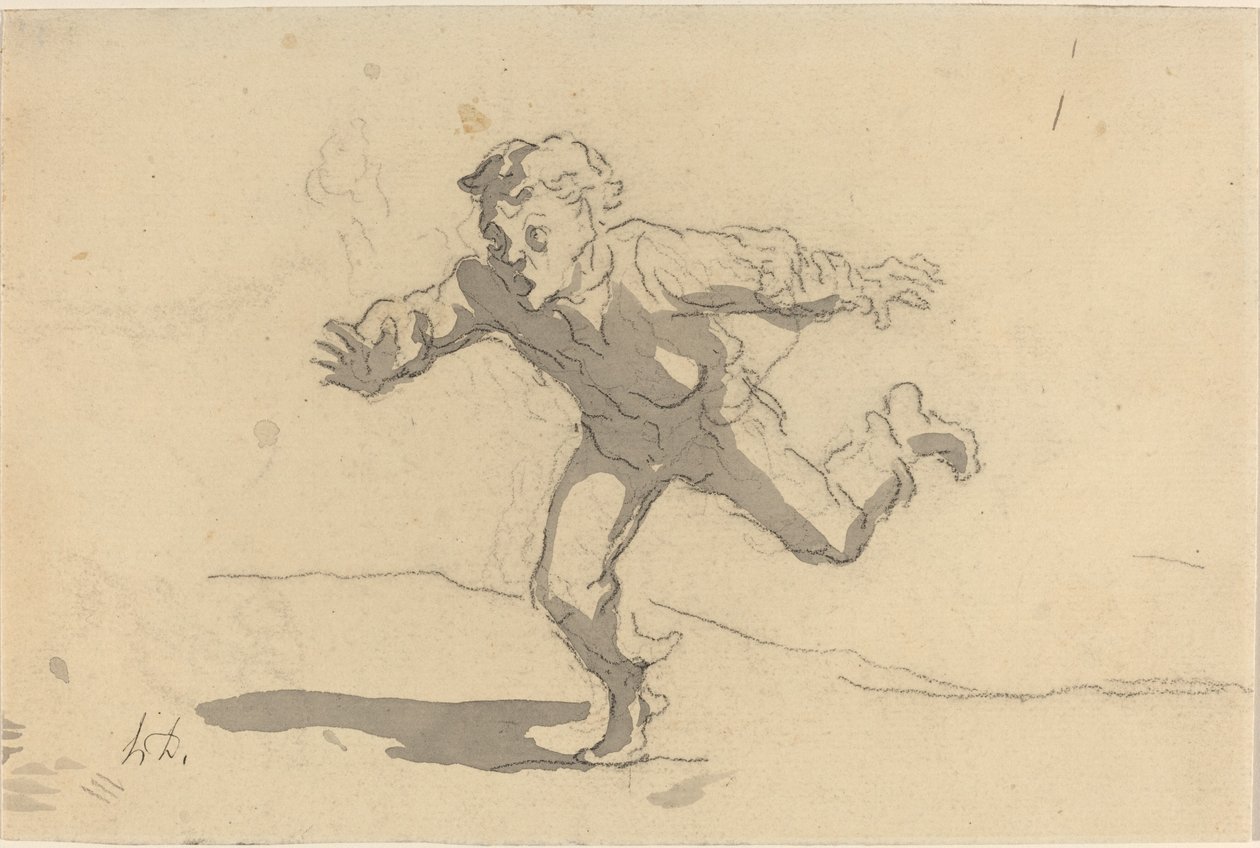 El Joven Mensajero de Honoré Daumier