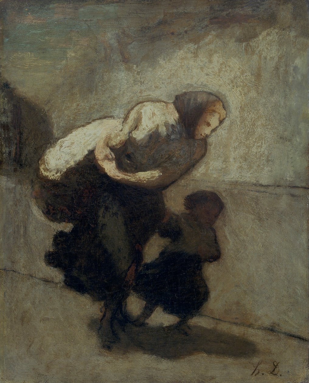 La pesada carga, 1828-1879 de Honoré Daumier