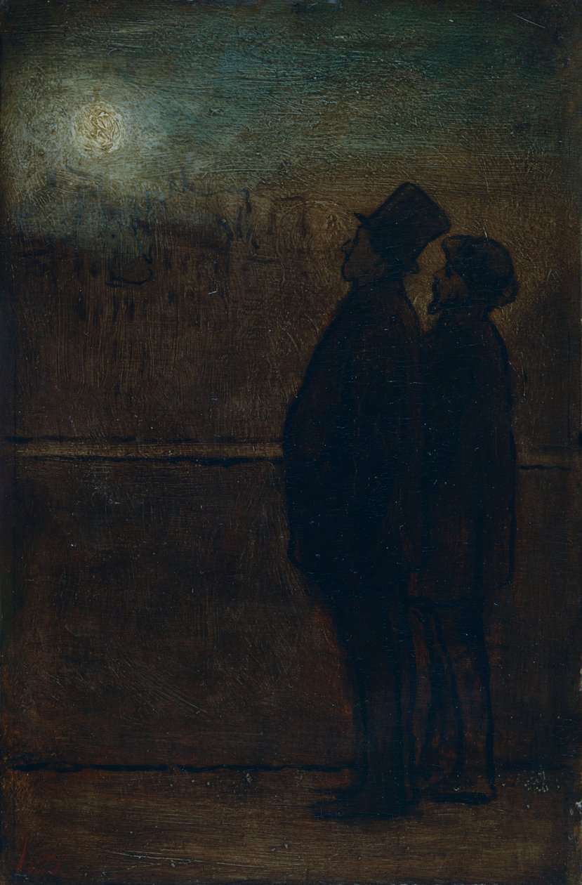 Los Caminantes Nocturnos de Honoré Daumier