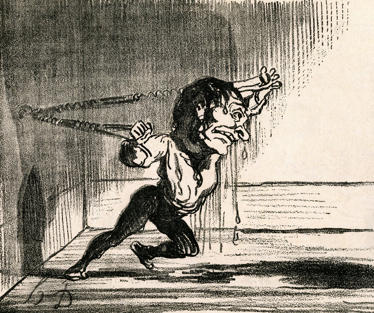 La regeneración del hombre a través de la gimnasia. de Honoré Daumier