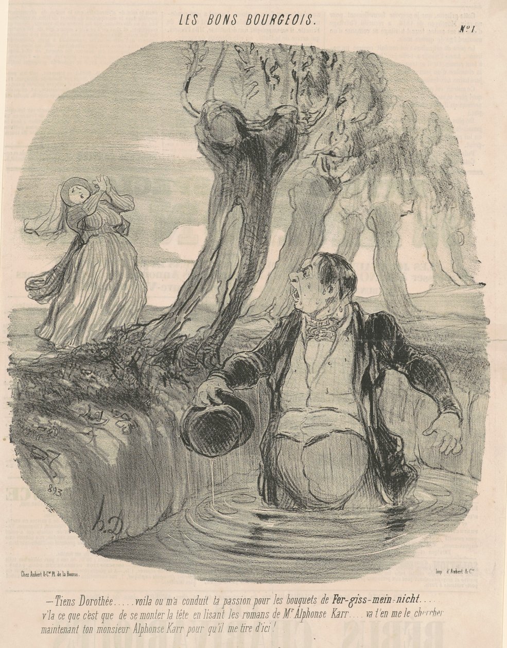 Mira Dorothée... Aquí es donde me ha llevado... de Honoré Daumier