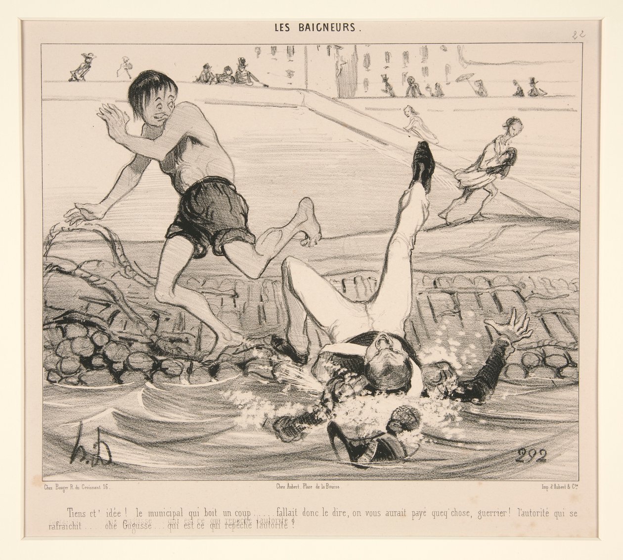 Aquí está de Honoré Daumier