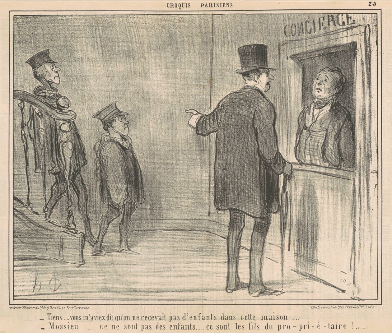 Toma ... me dijiste ... de Honoré Daumier