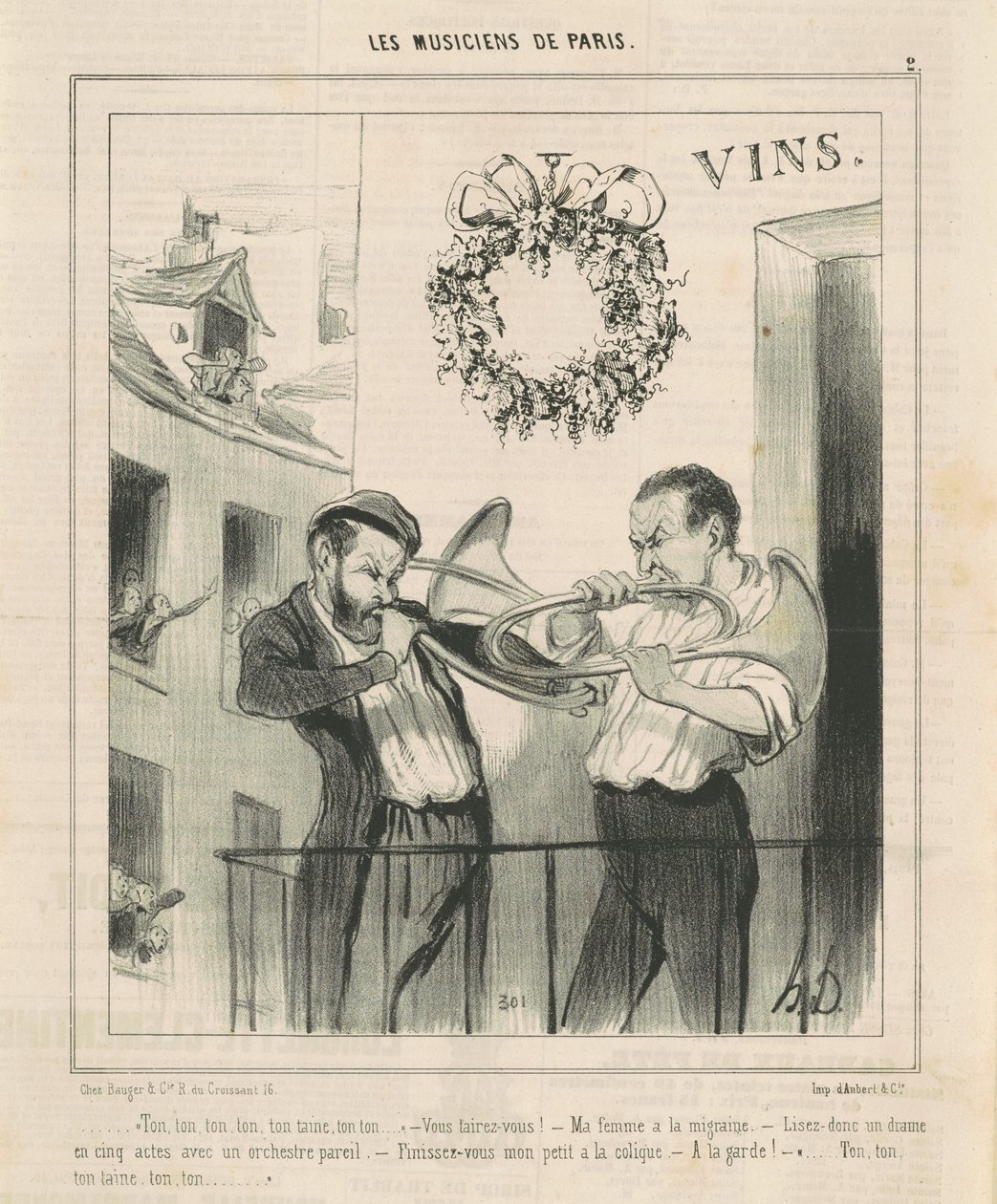 Ton, ton ... ton taine ... de Honoré Daumier