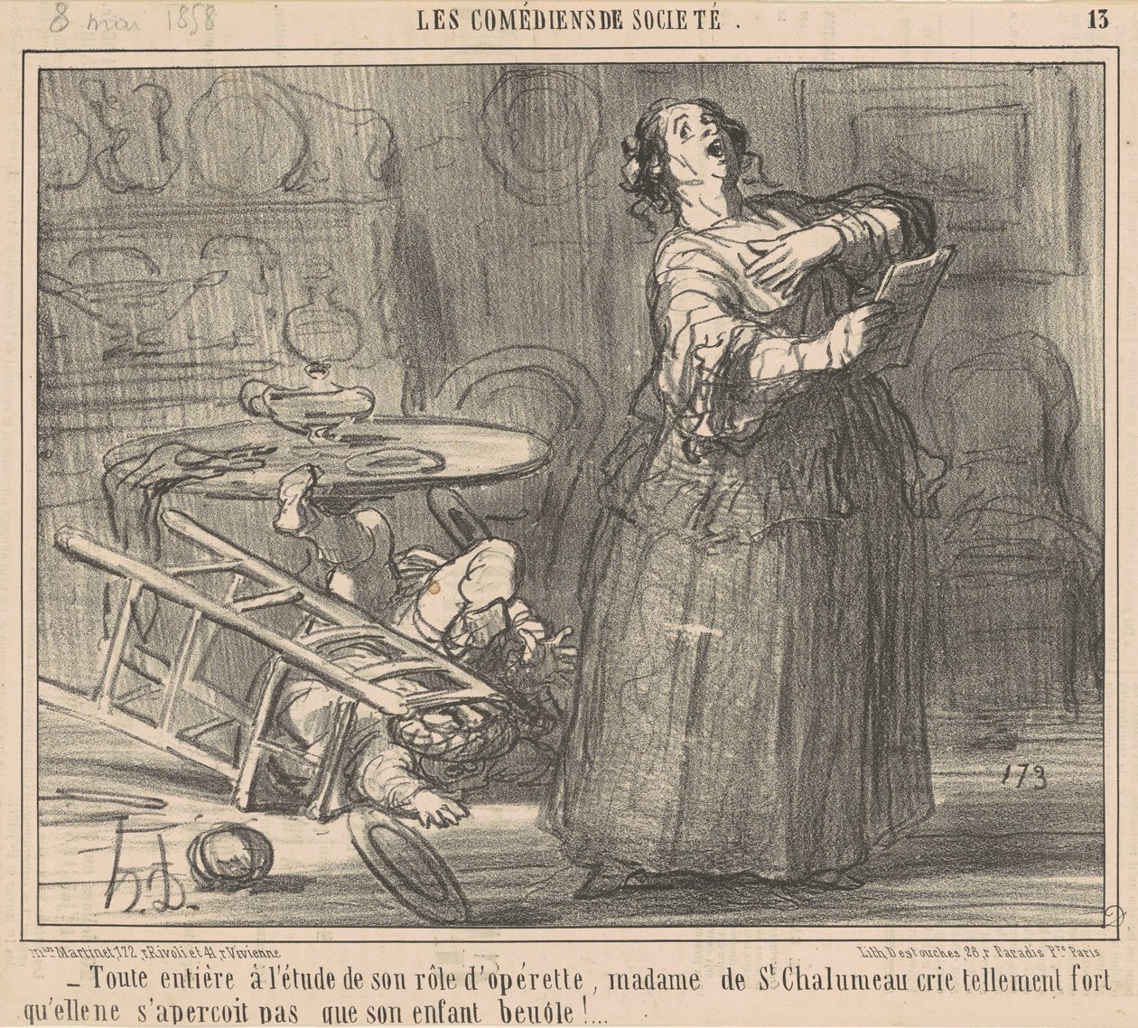 Toda dedicada al estudio de su papel ... de Honoré Daumier
