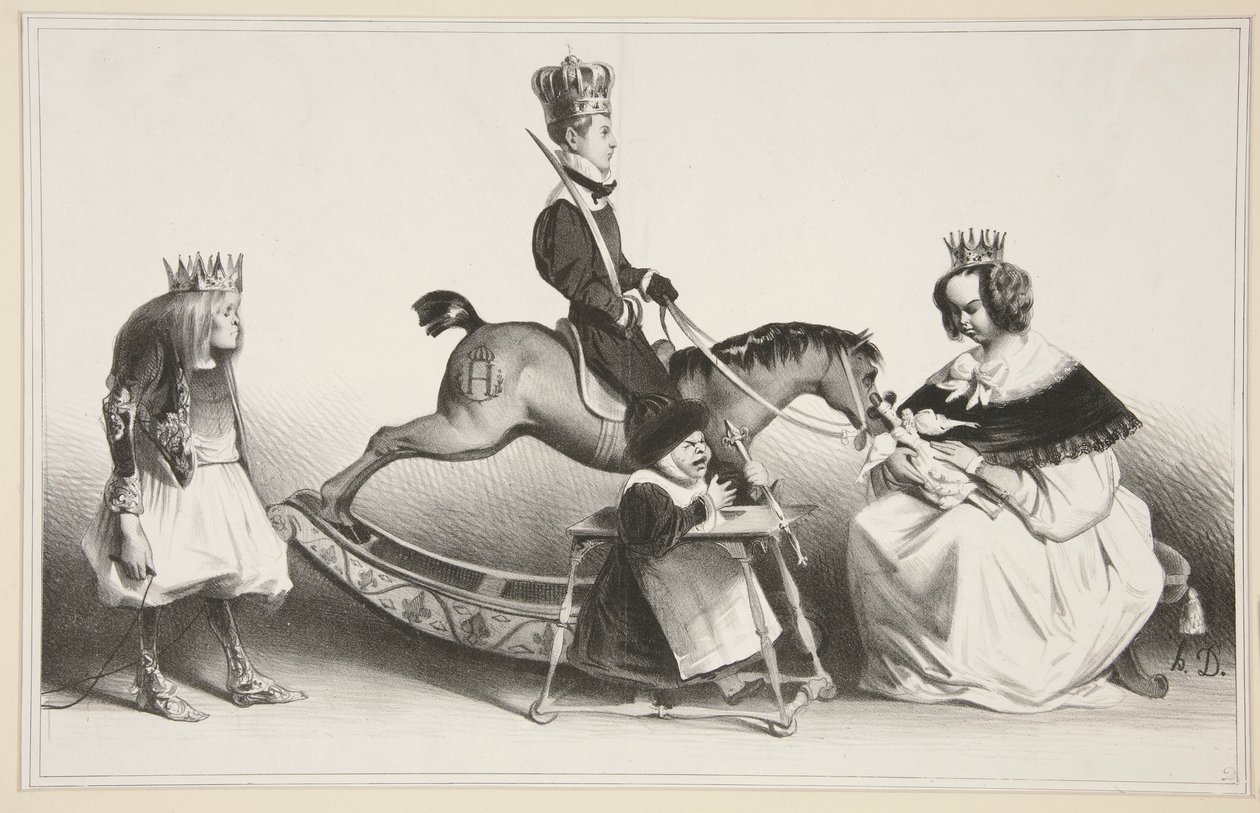 Mostazas y mostazas legítimas muy altas y muy potentes de Honoré Daumier