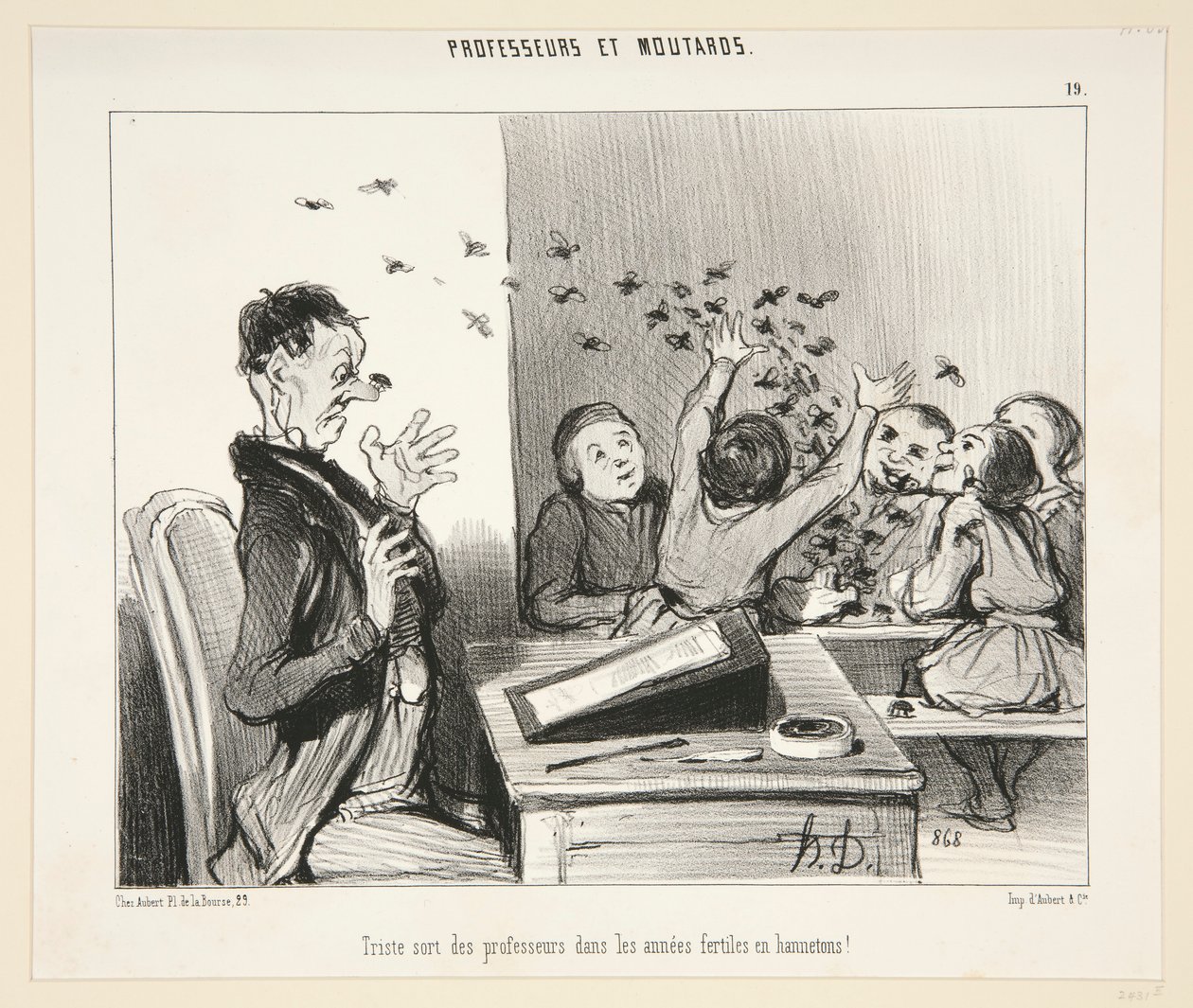 ¿Triste destino de los maestros? - #19 pf Profesores y Mostazas de Honoré Daumier