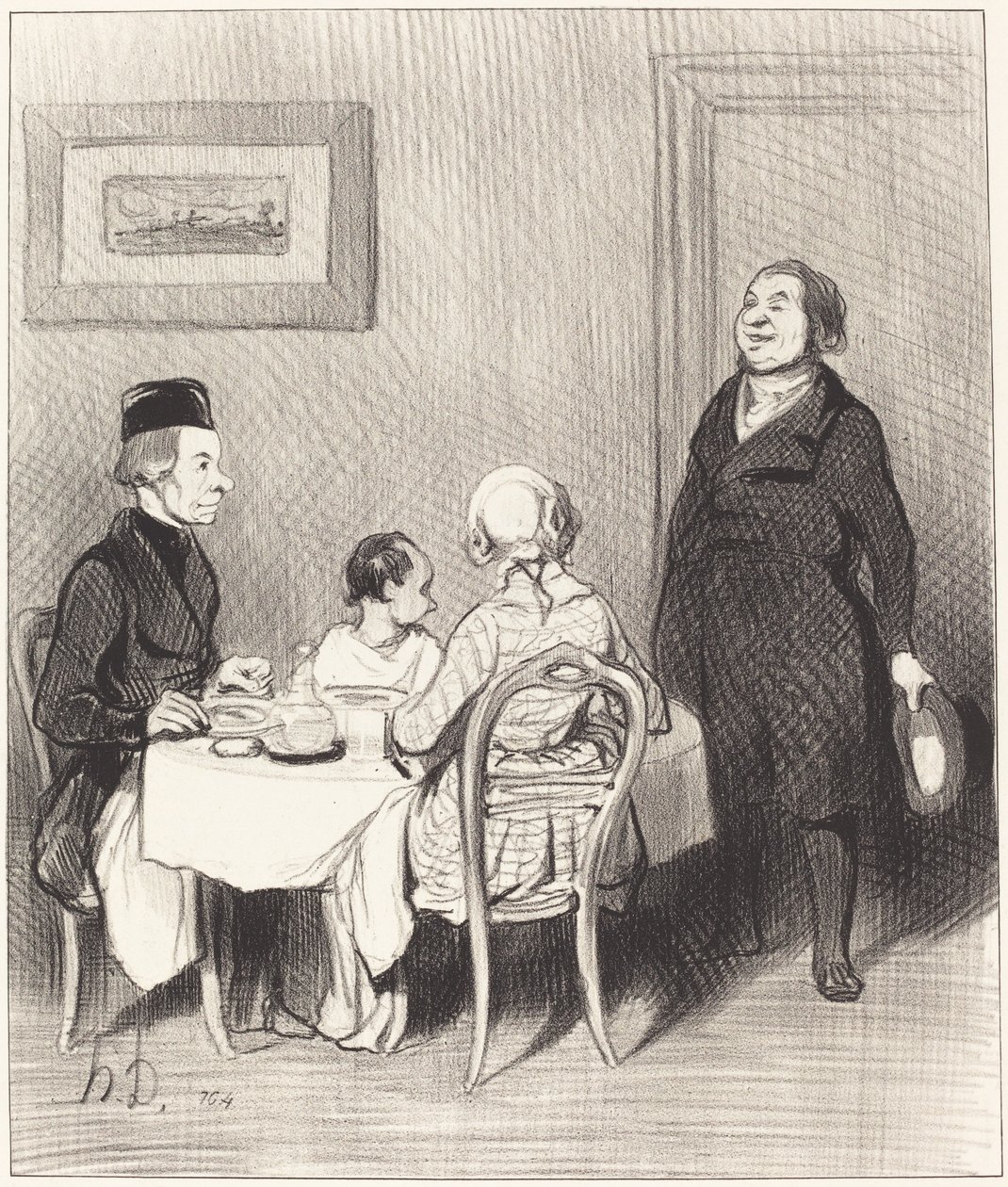 Un Amigo es un Cocodrilo... de Honoré Daumier