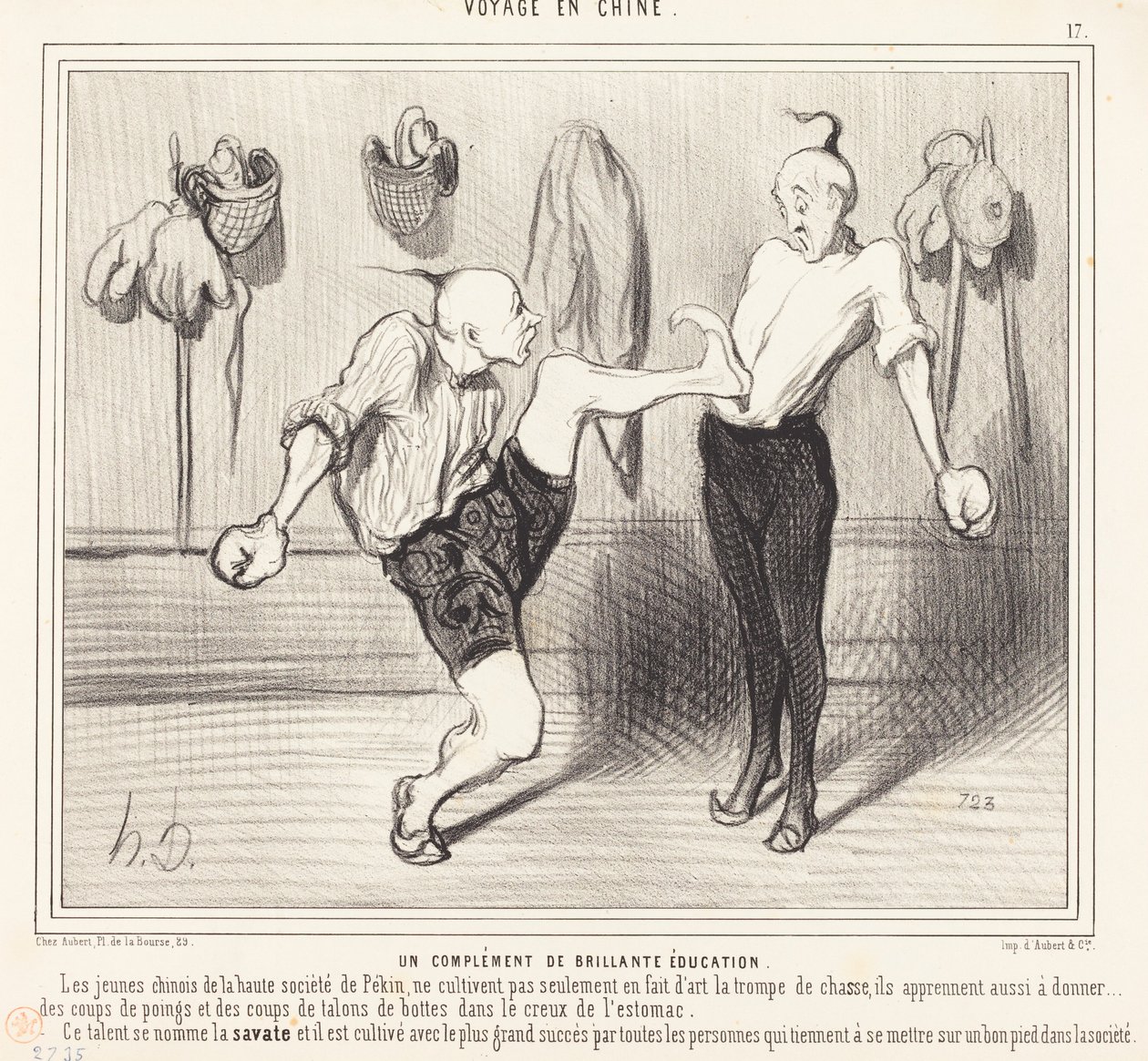 Un complemento de brillante educación de Honoré Daumier