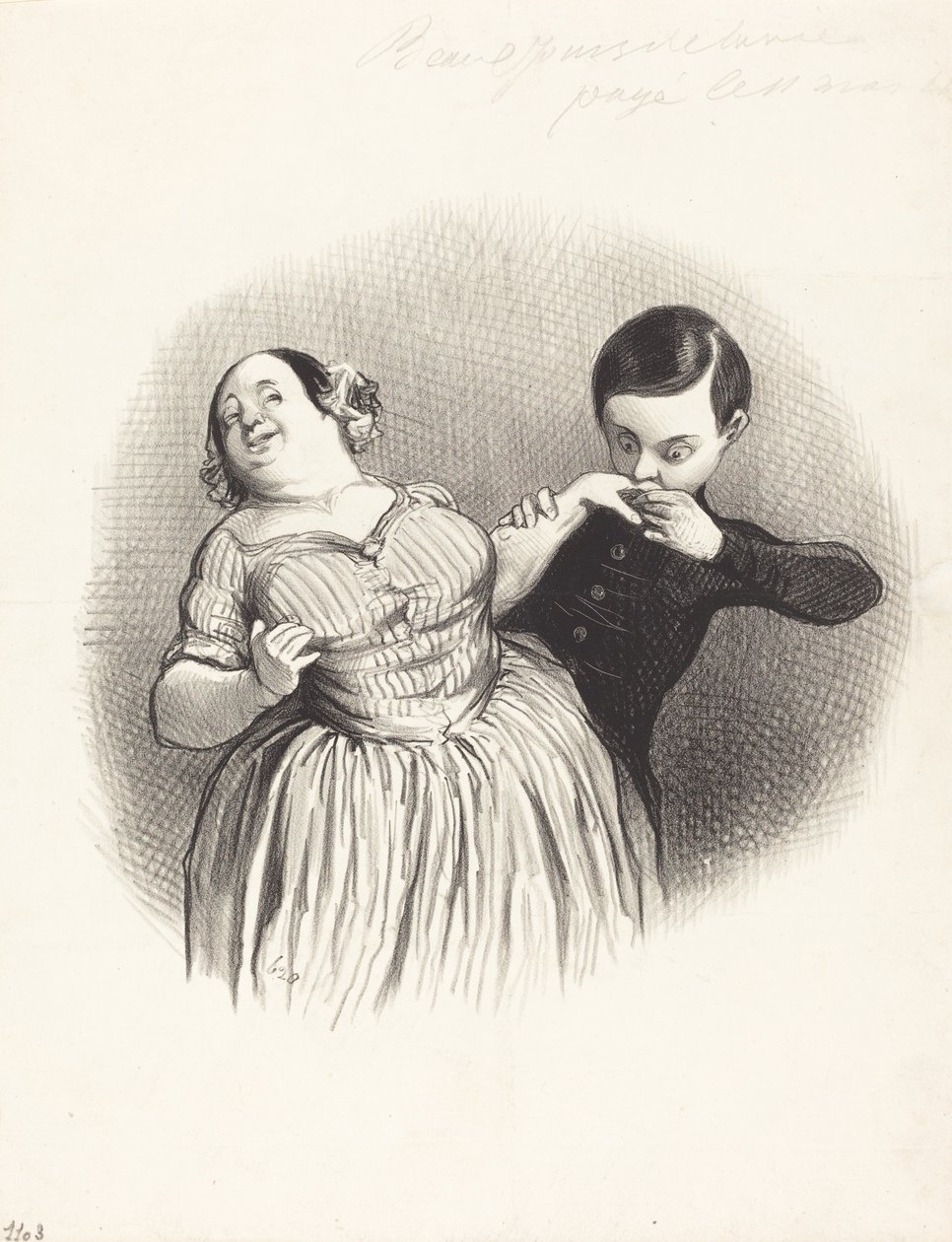 Un Comienzo Galante de Honoré Daumier